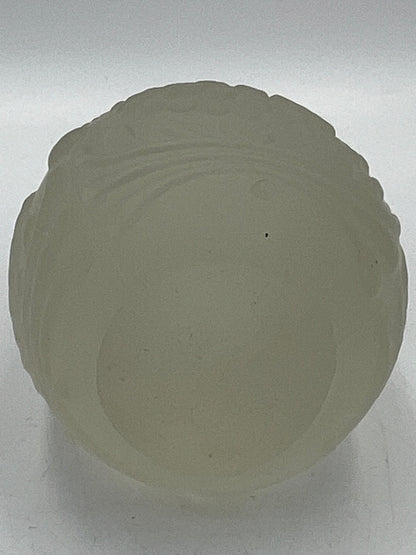 Goebel 1979 Frosted Crystal Glass Egg Paperweight