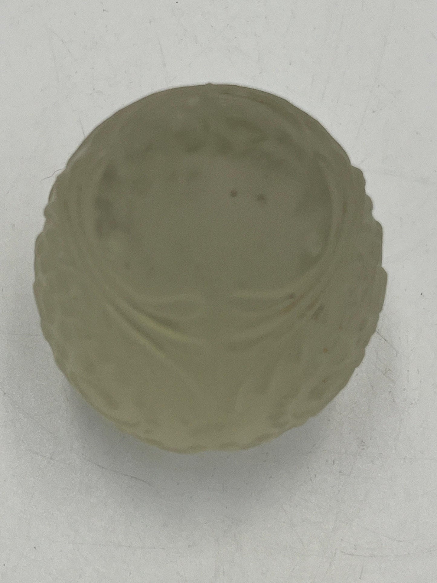 Goebel 1979 Frosted Crystal Glass Egg Paperweight