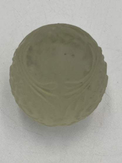 Goebel 1979 Frosted Crystal Glass Egg Paperweight