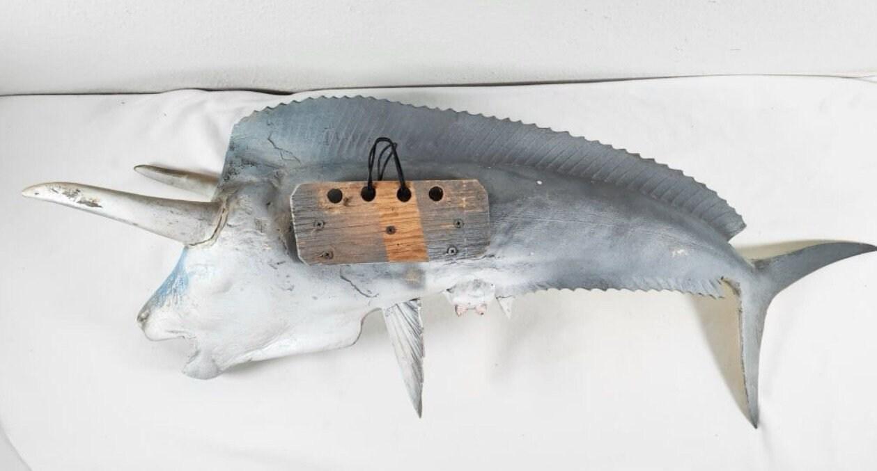 Rick Hardy Bull Dolphin Marine Sculpture 34" Long!