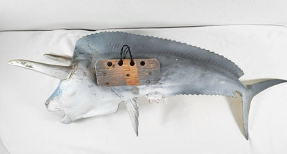 Rick Hardy Bull Dolphin Marine Sculpture 34" Long!
