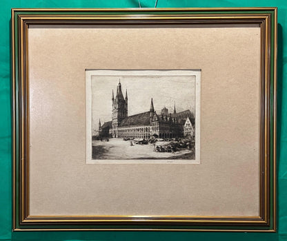 Henry Percy Huggill Signed Artist Proof Etching
