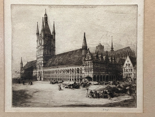 Henry Percy Huggill Signed Artist Proof Etching