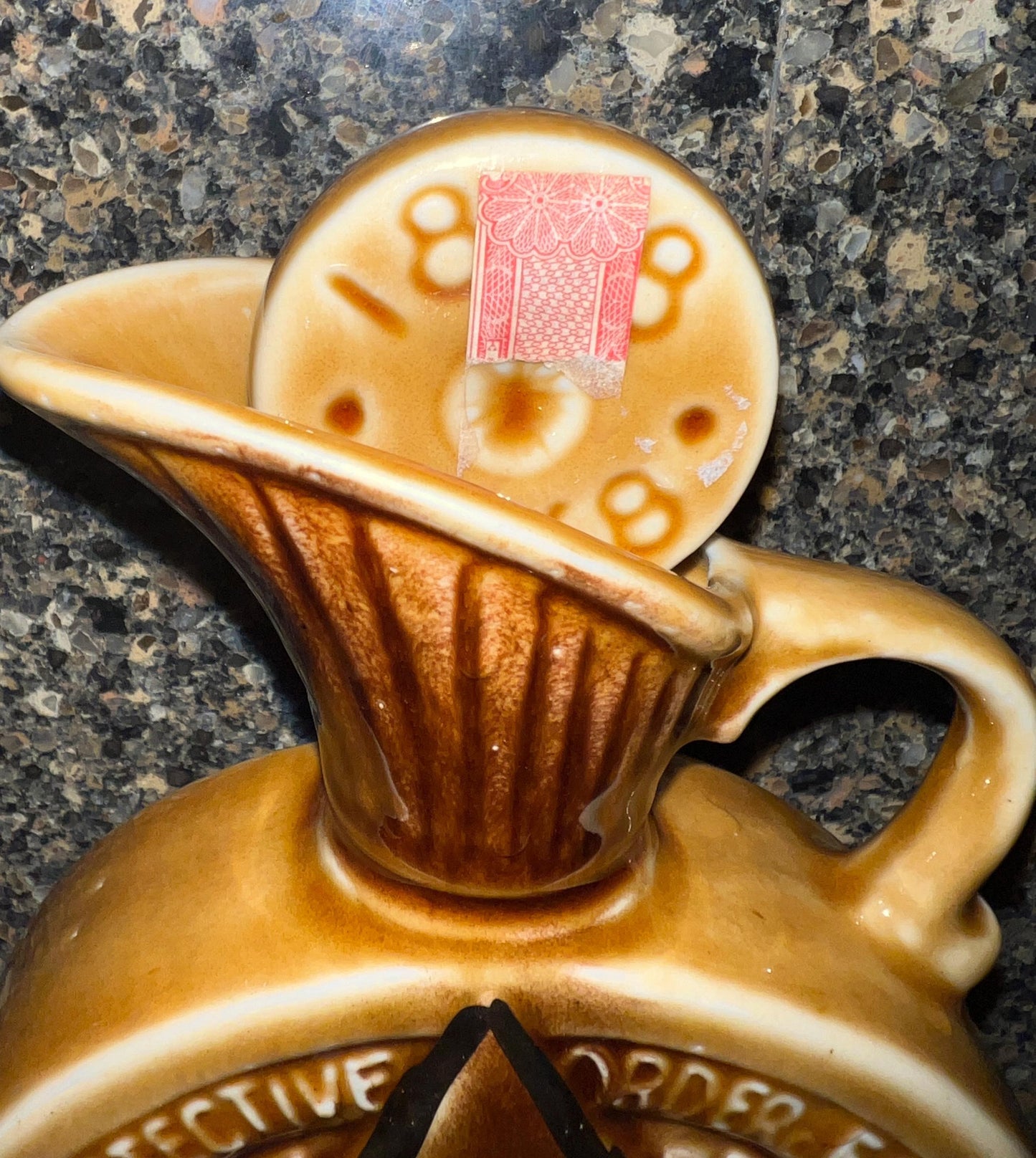 Jim Beam Elks Decanter, Star-Shaped Ceramic (Centennial 1868-1968)