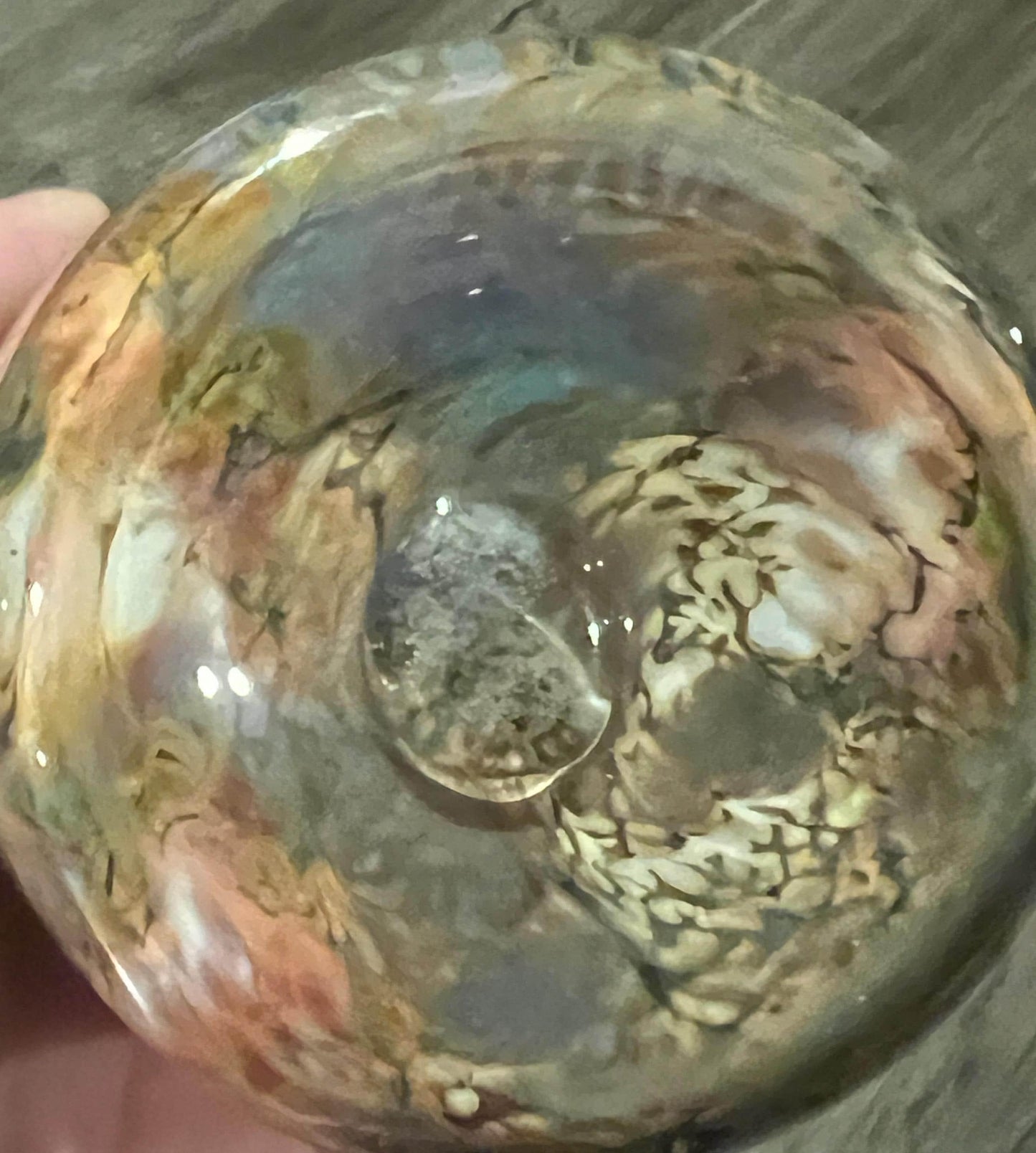 Hand blown Art Glass Cup or Tumbler- signed by artist Kathryn Starrs
