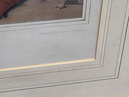 Carl Straub After David Teniers II Color Lithograph, Ein Chemiker in seinem Laboratorium