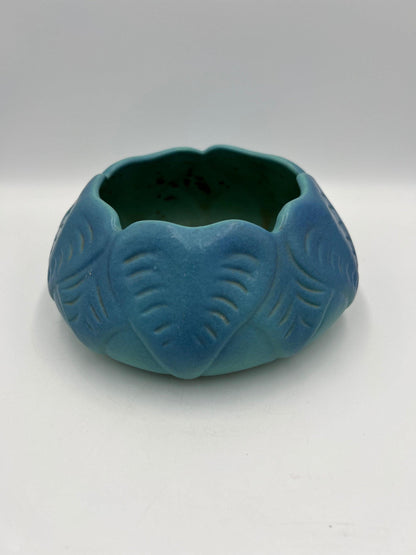 Van Briggle Blue Pottery Bowl, Matte Glaze (1940s-50s, 6.5")