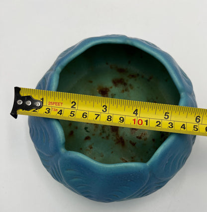 Van Briggle Blue Pottery Bowl, Matte Glaze (1940s-50s, 6.5")