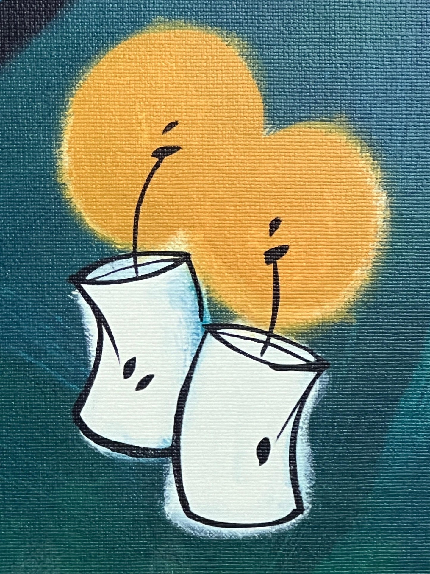 Heart to Heart Soul to Soul Print: LEBO Signed Giclee (30x30 Framed)