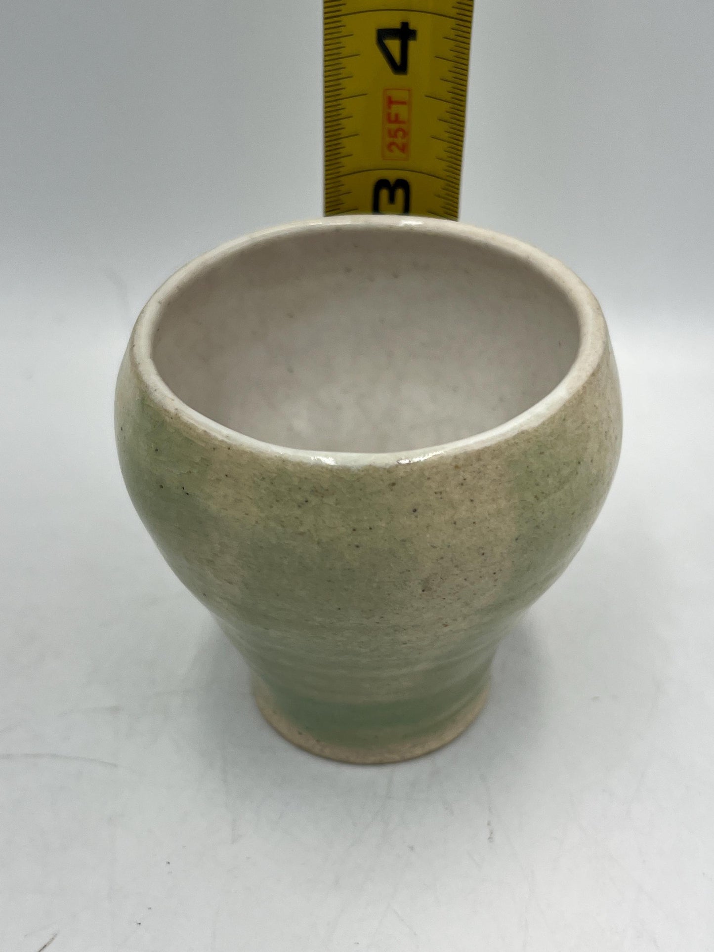 Ceramic Stone Pottery Lot of Bowl and Cup - Beautiful Pastels - Signed
