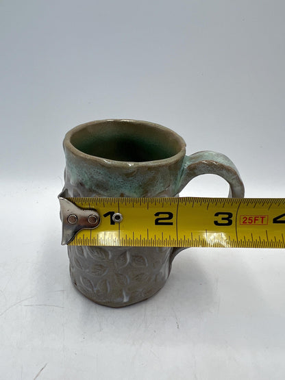 Ceramic Stone Pottery Lot of Bowl and Cup - Beautiful Pastels - Signed