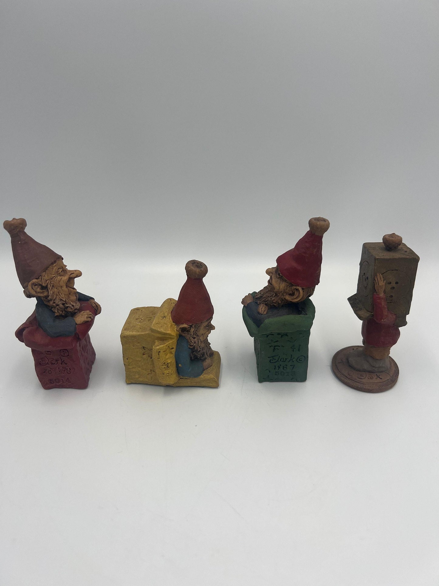 Tom Clark Gnomes Set of 4 | Unique Christmas Decor Gift | Collectible Holiday Gnomes