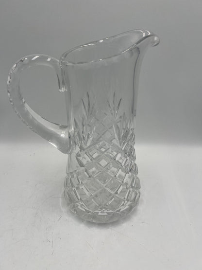 EAPG Glass Pitcher "Pineapple" or Diamond Pattern