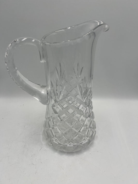 EAPG Glass Pitcher "Pineapple" or Diamond Pattern