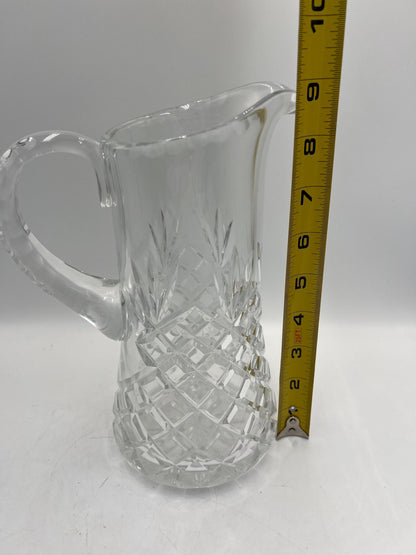 EAPG Glass Pitcher "Pineapple" or Diamond Pattern
