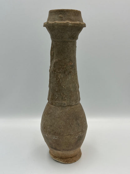 Vintage Chinese Pottery Urns, Aged Ceramic (Set of 2, 10.5")