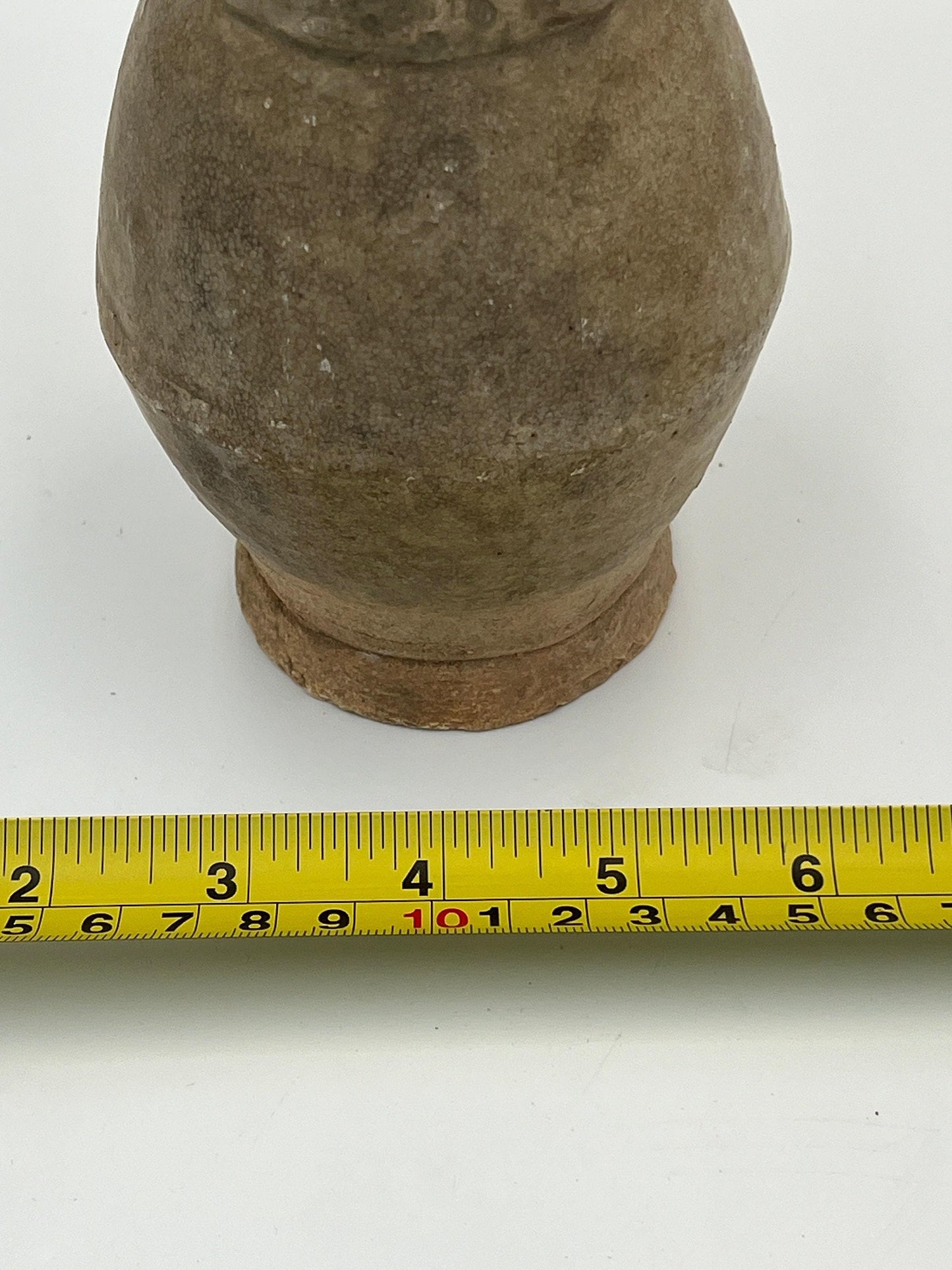 Vintage Chinese Pottery Urns, Aged Ceramic (Set of 2, 10.5")