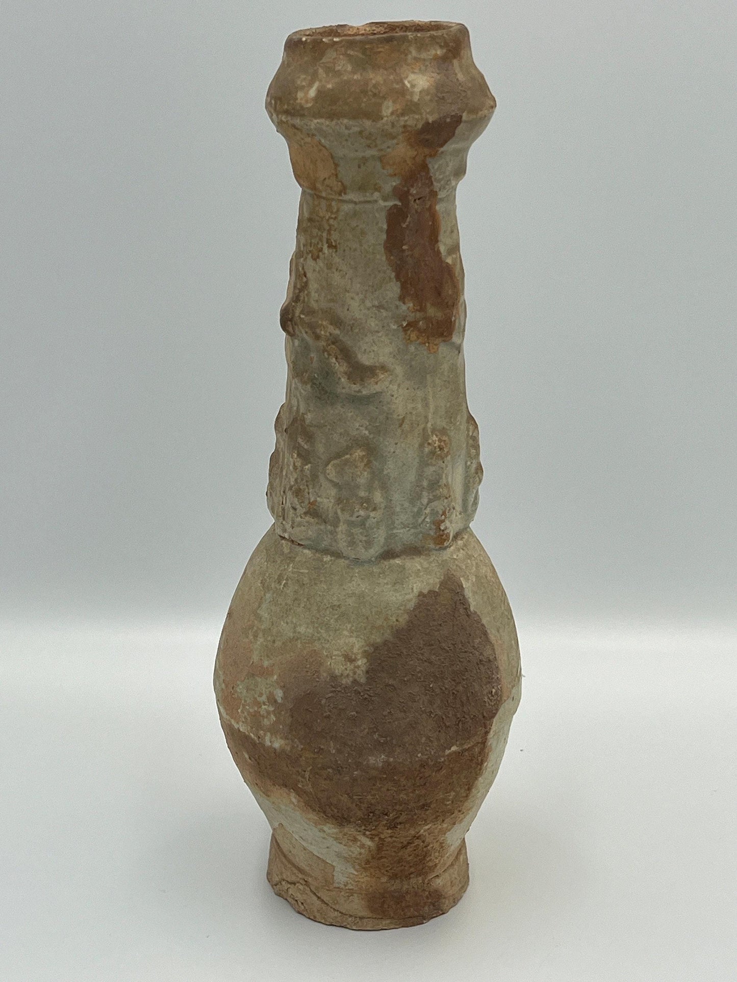 Vintage Chinese Pottery Urns, Aged Ceramic (Set of 2, 10.5")