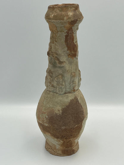 Vintage Chinese Pottery Urns, Aged Ceramic (Set of 2, 10.5")