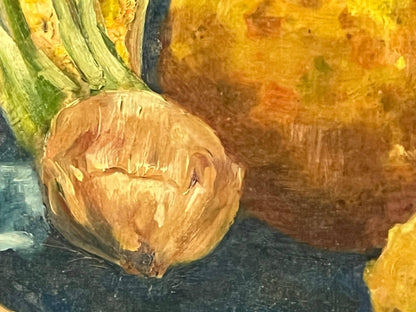 Still Life Painting: Vintage Marjorie Edwards Artwork (Oil on Board)