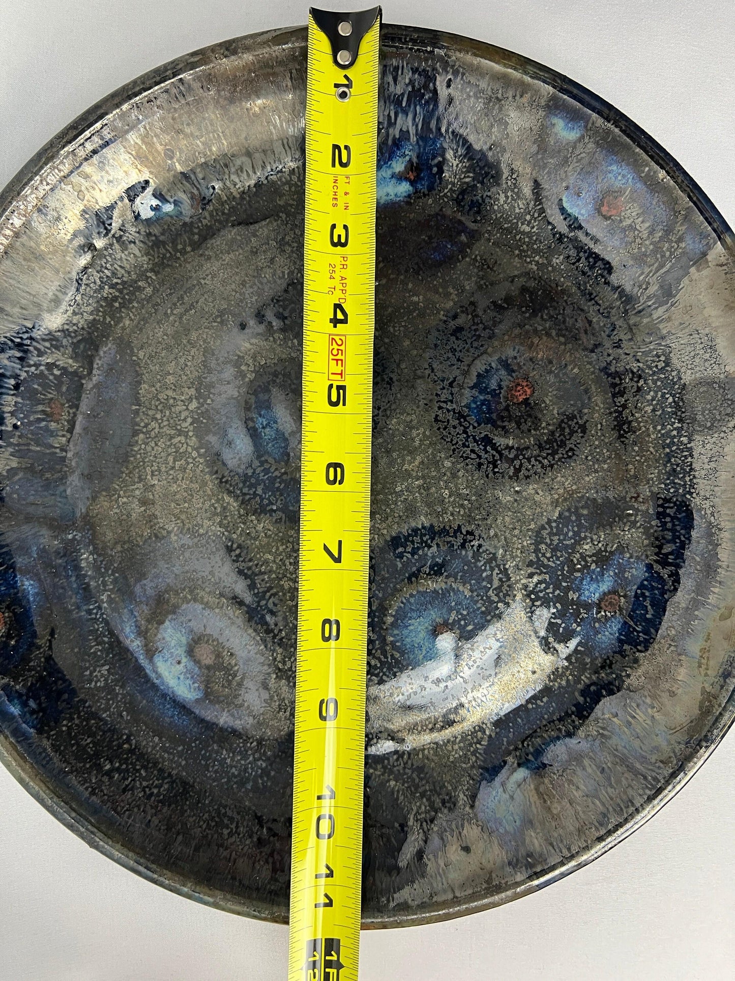 Mark Thorson Art Pottery Bowl & Plate (Dark Glaze Porcelain, 11")