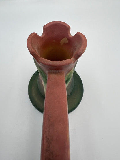 Roseville Pottery White Rose Double Vase #148