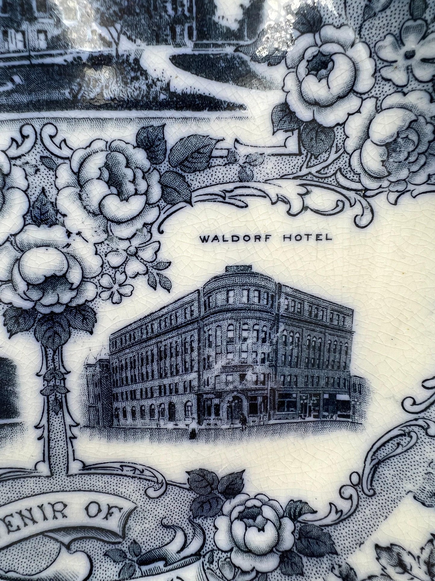 Fargo ND Collector Plate - Library, Waldorf Hotel, Administration Building