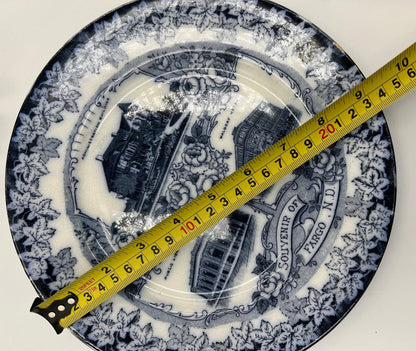 Fargo ND Collector Plate - Library, Waldorf Hotel, Administration Building