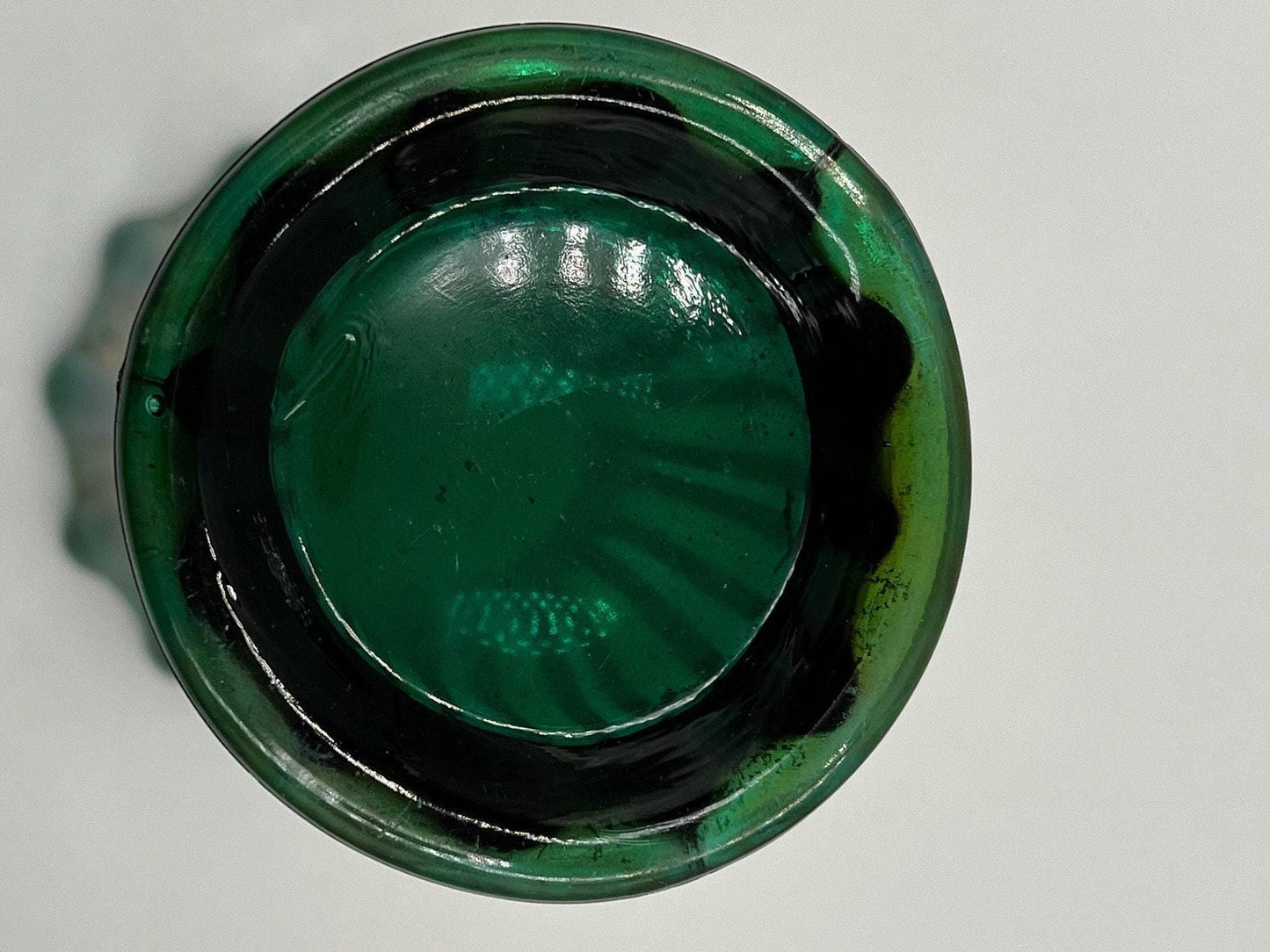Carnival Glass Vase: Vintage Rainbow Finish - 8 Inch Tall