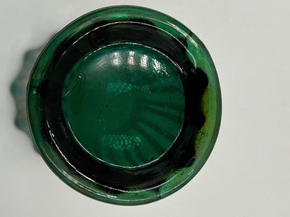 Carnival Glass Vase: Vintage Rainbow Finish - 8 Inch Tall