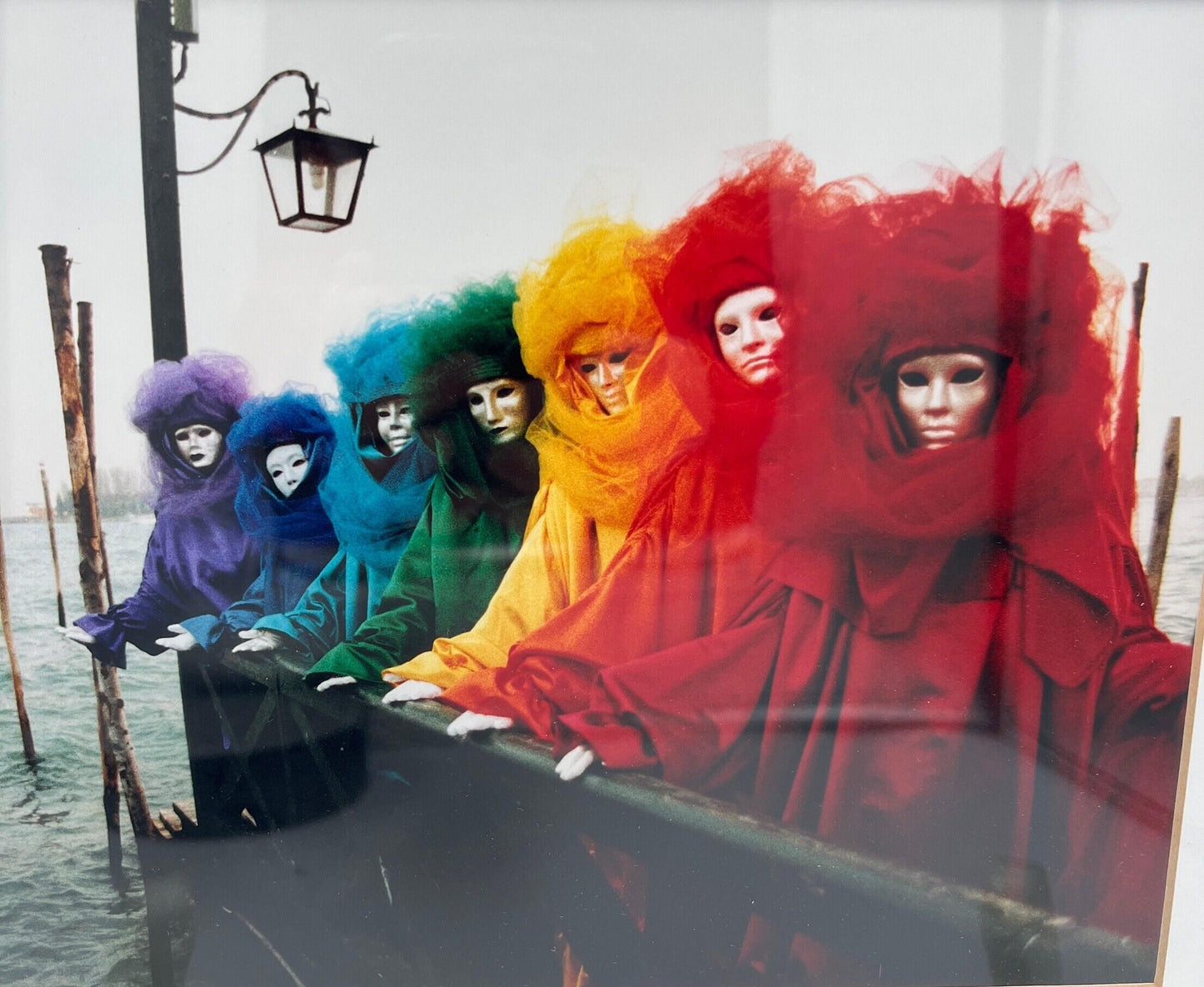 Rainbow Figures - Venice Photograph - Zeny Cieslikowski,  2000