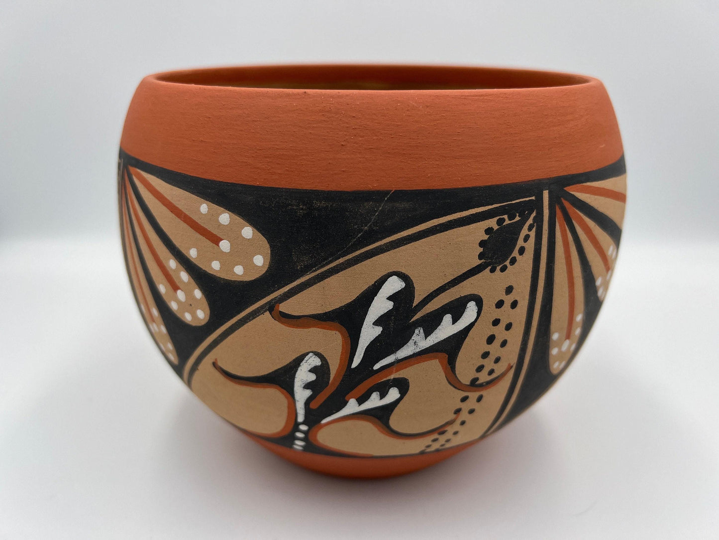 Vintage Native American Pottery Pot - Jemez Pueblo Signed Art