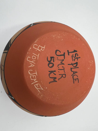 Vintage Native American Pottery Pot - Jemez Pueblo Signed Art
