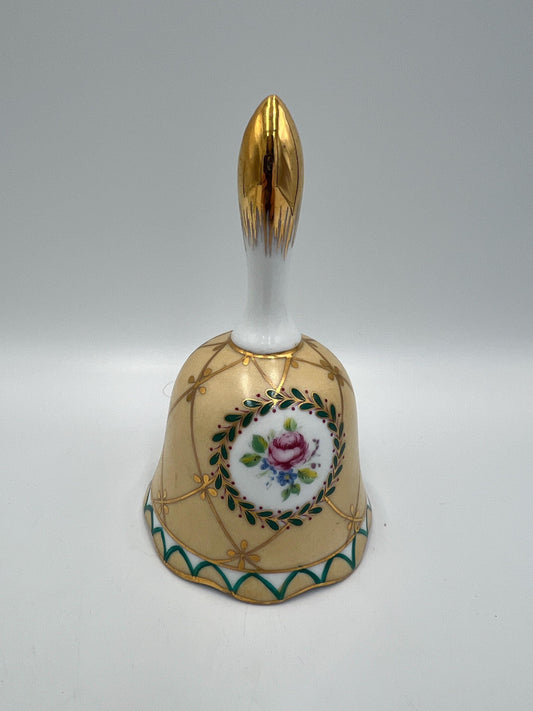 Sevres Porcelain Table Bell, Blue Marked (5 Inch Vintage French)