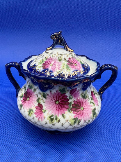 Vintage Nippon Ceramic Set - Plate, Covered Bowl, and Two Serving Dishes