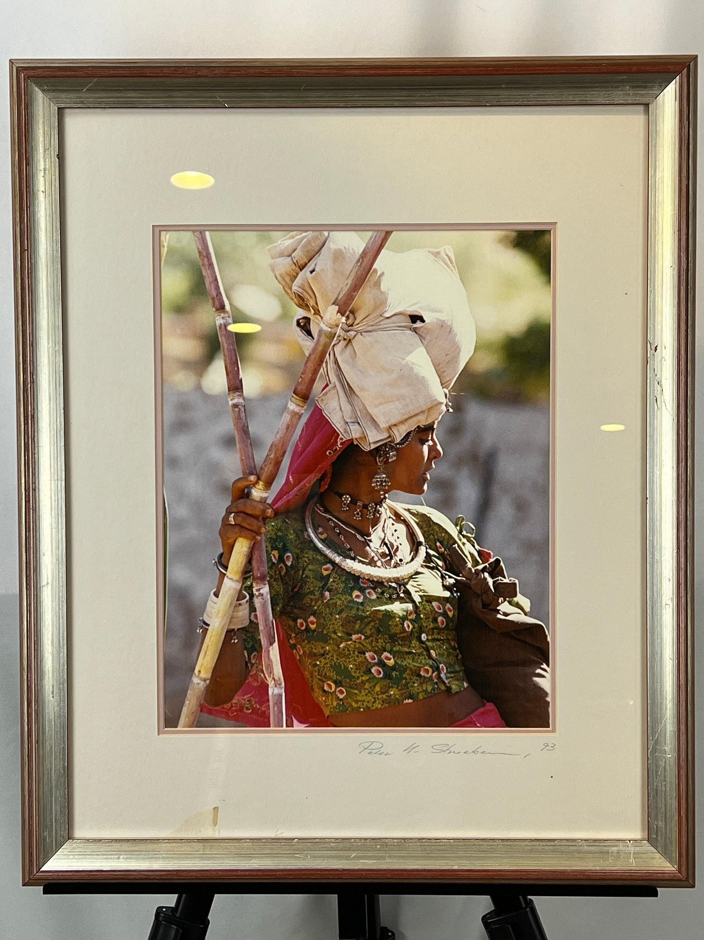 Desert Beauty Wall Art: Signed Photo Print (Framed 21x17 Inches)