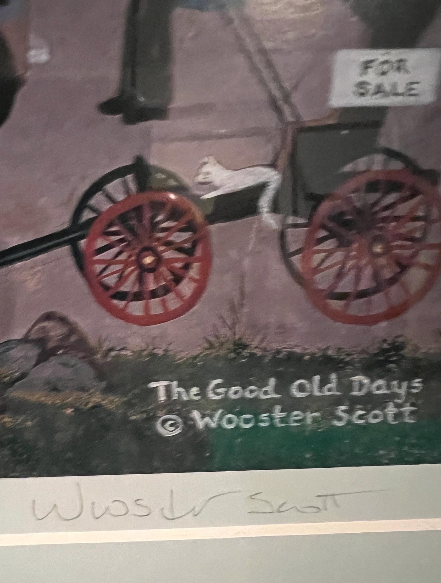 Jane Wooster Scott Lithograph, Signed and Numbered (Framed 33in x 27in)