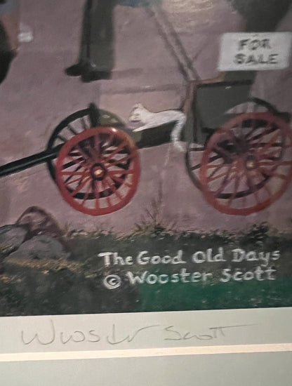 Jane Wooster Scott Lithograph, Signed and Numbered (Framed 33in x 27in)