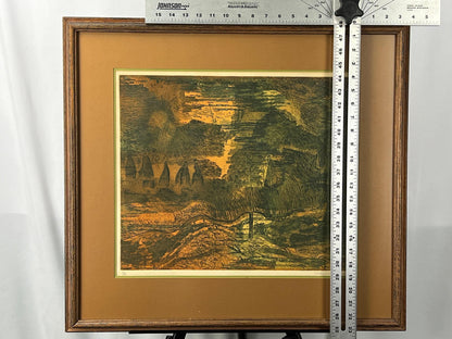 Tradi 1971 Lithograph: Vintage Signed Art Print (Limited Edition)