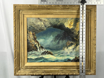 Rosemary Miner Seascape Painting - Ocean View on Canvas