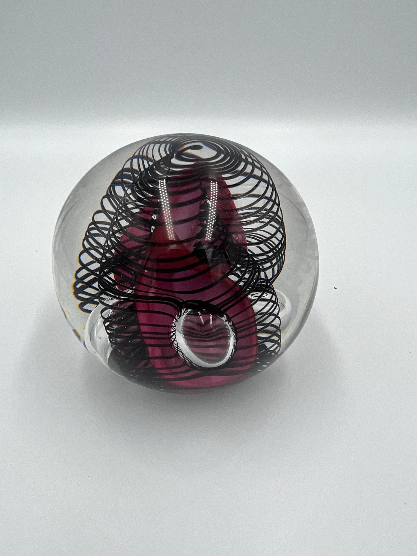 Art Glass Paperweight, signed Hal David Berger