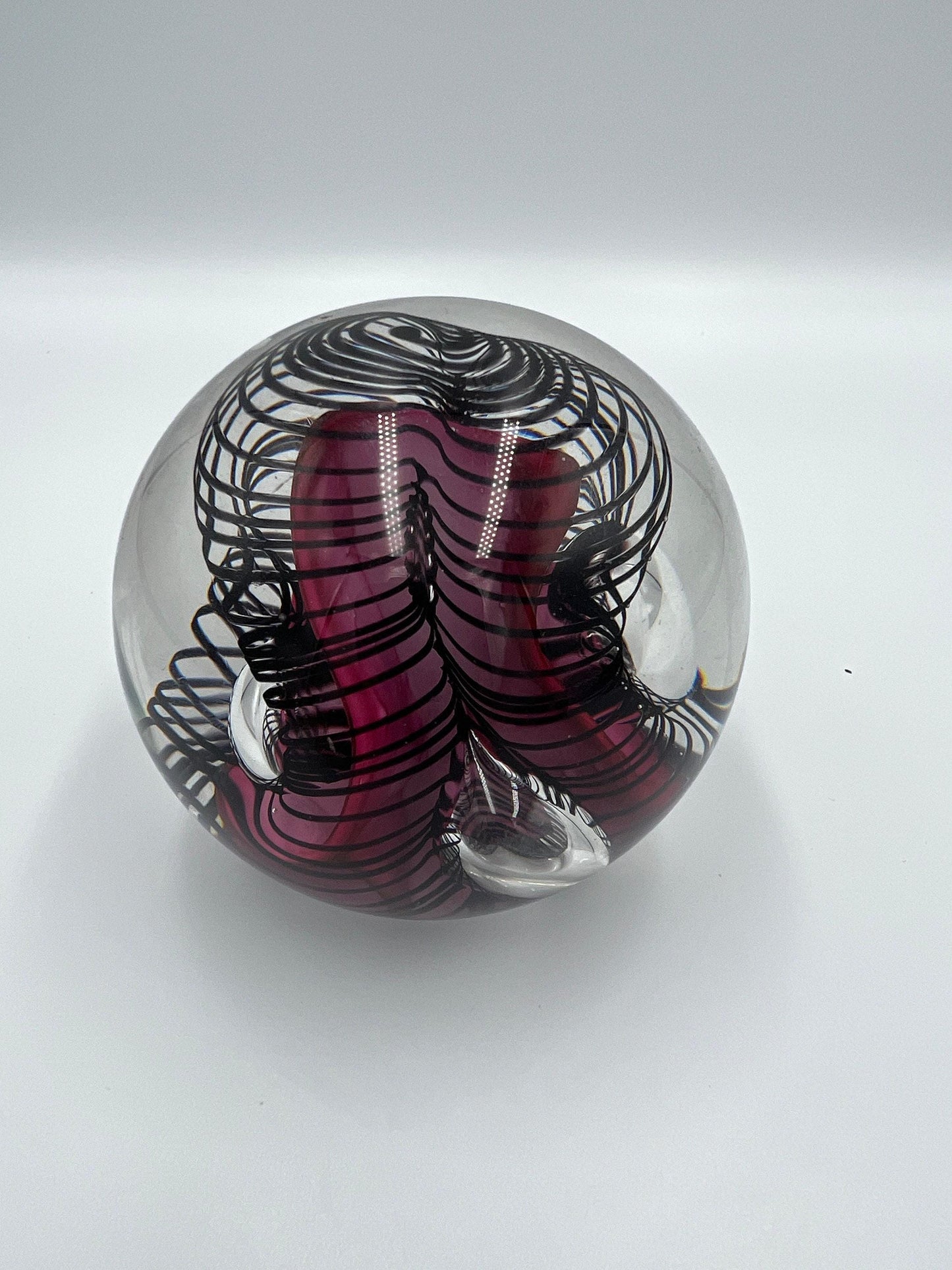 Art Glass Paperweight, signed Hal David Berger