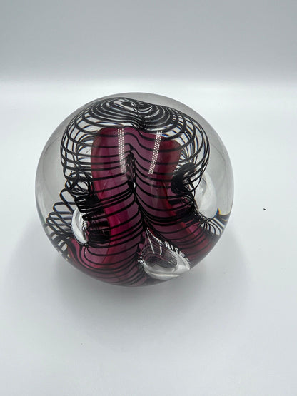 Art Glass Paperweight, signed Hal David Berger