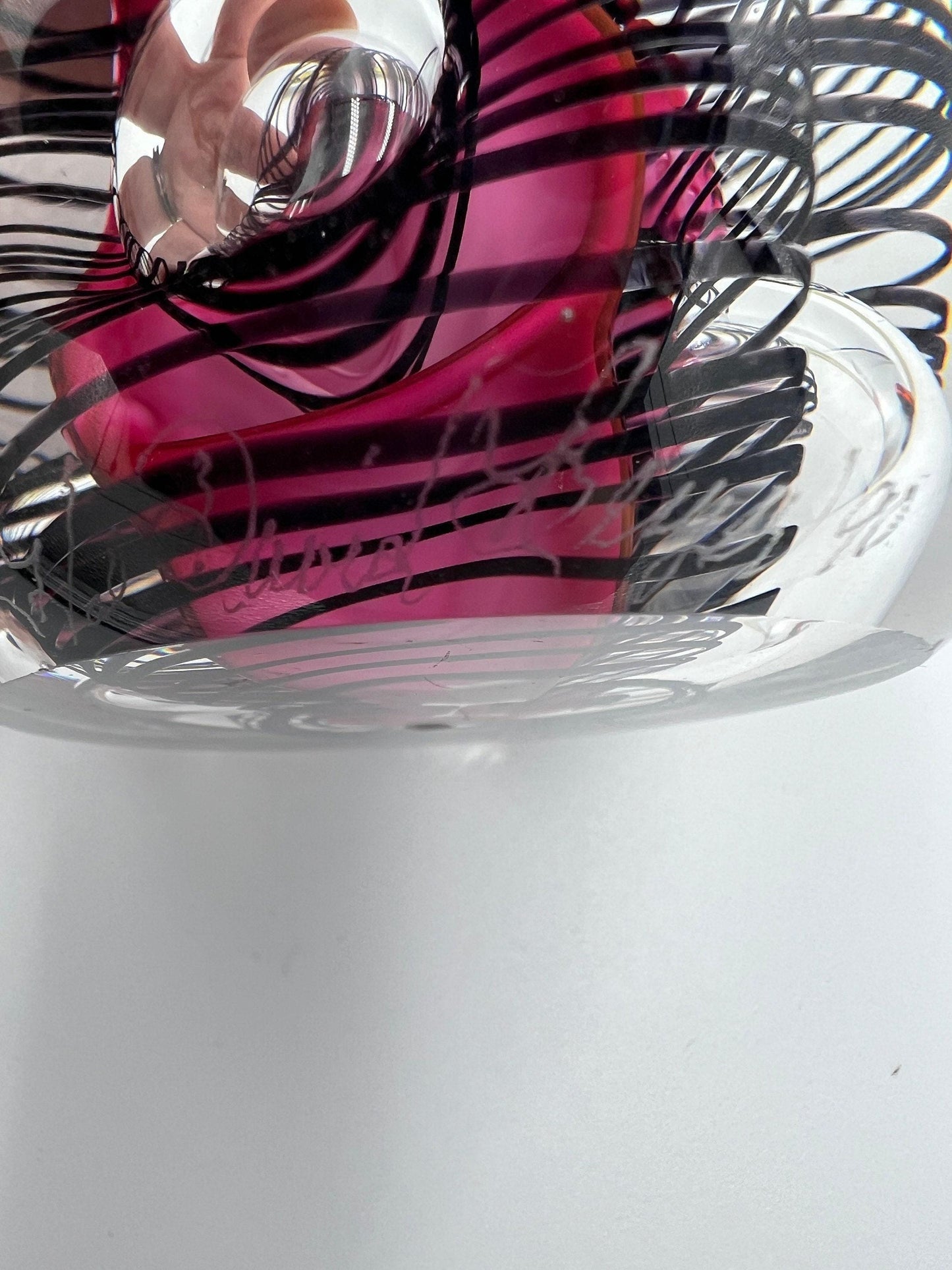 Art Glass Paperweight, signed Hal David Berger