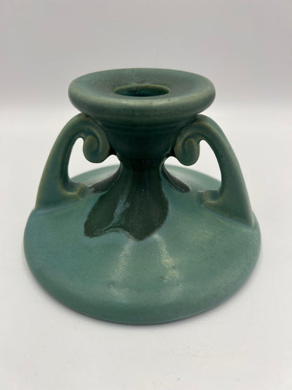 Roseville Carnelian I Candleholder Art Pottery