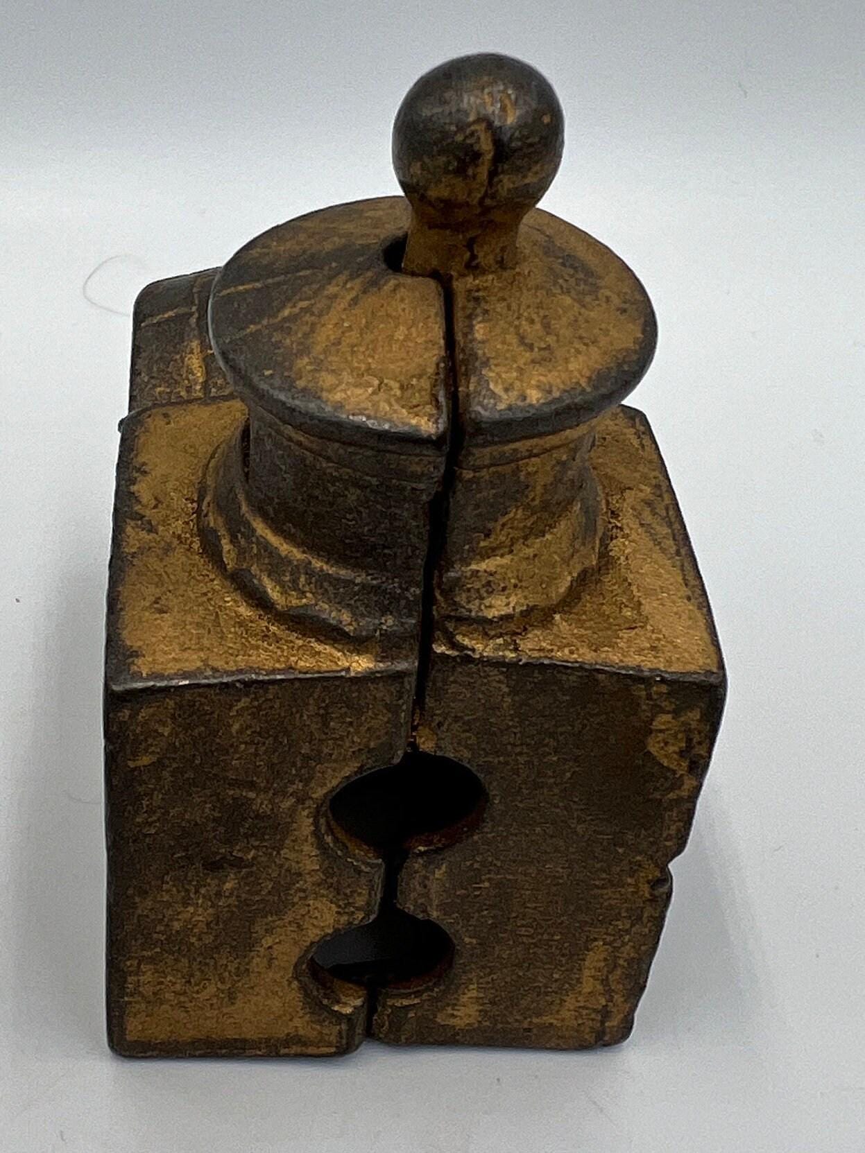 Mosque Coin Bank: Vintage Cast Iron Collectible (3 Inch Small)