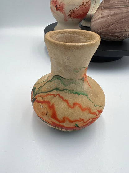 Nemadji Pottery Vases: Vintage Moose Lake Clay (Set of 4)