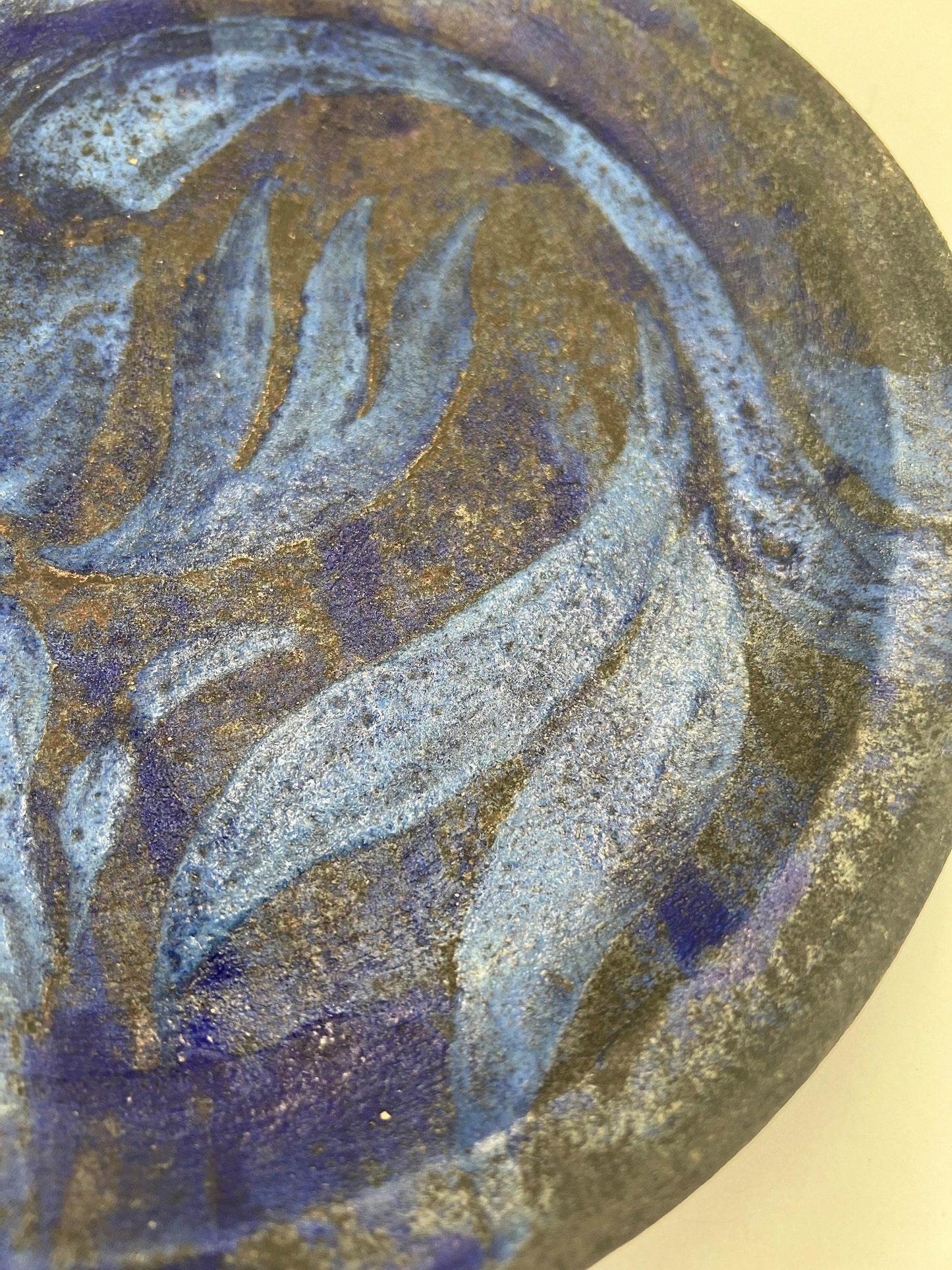Metal Fish Wall Plate - Coastal Ocean Decor, 10 Inches
