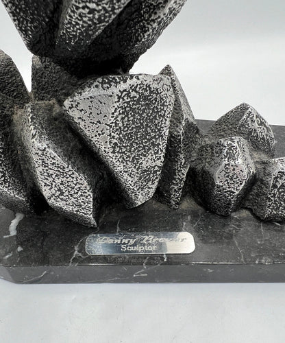 Shark Sculpture: Danny Brower Marine Art (1992 Vintage Piece)