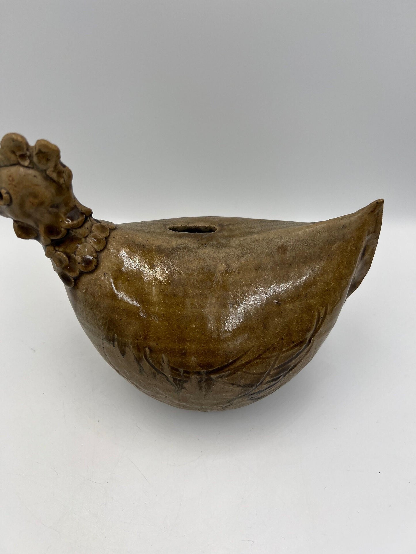 Chicken Piggy Bank: Retro Ceramic Animal - Farmhouse Decor